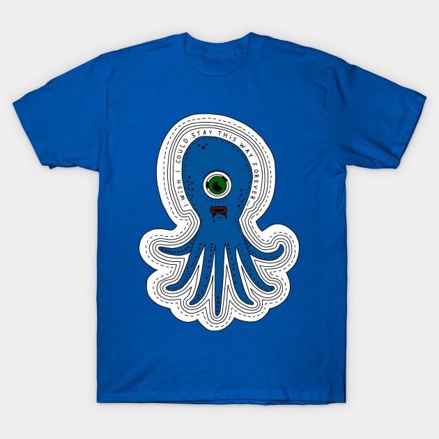 Frightened Rabbit Octopus T-Shirt by SentABearToSpace 